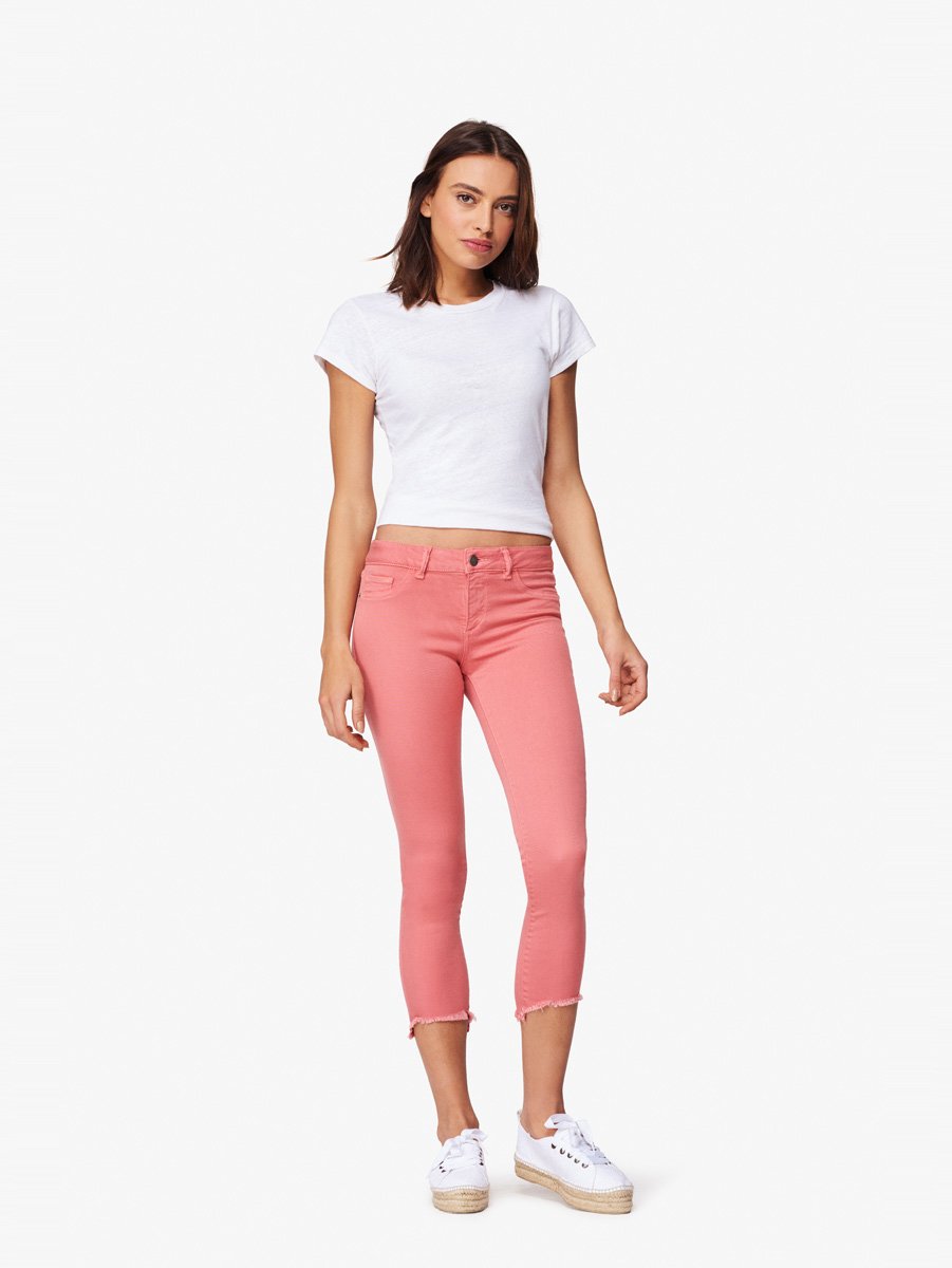 Florence Crop Mid Rise Skinny Sunset