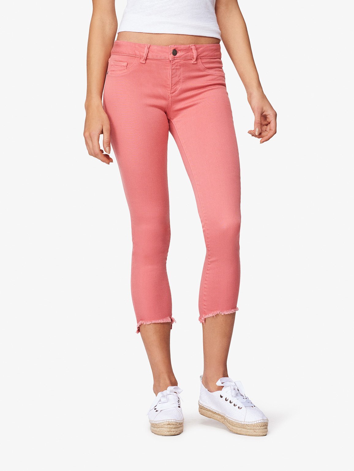 Florence Crop Mid Rise Skinny Sunset
