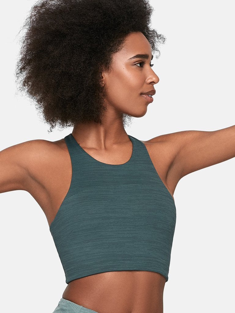 Tech Sweat Crop | Evergreen