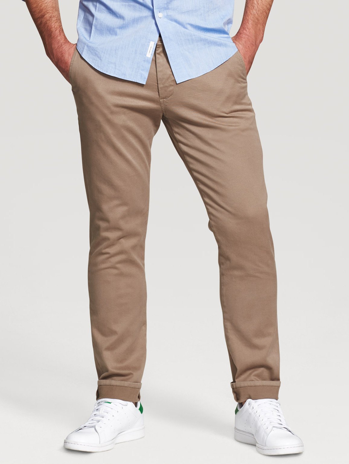 Men - Jimmy Chino Trouser Sandalwood - DL1961