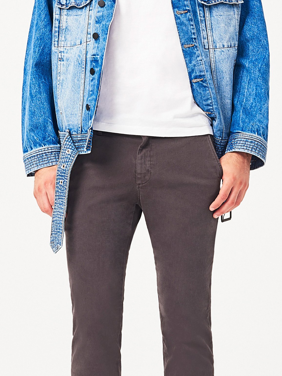 Men - Duke Slim Chino Mortar - DL1961