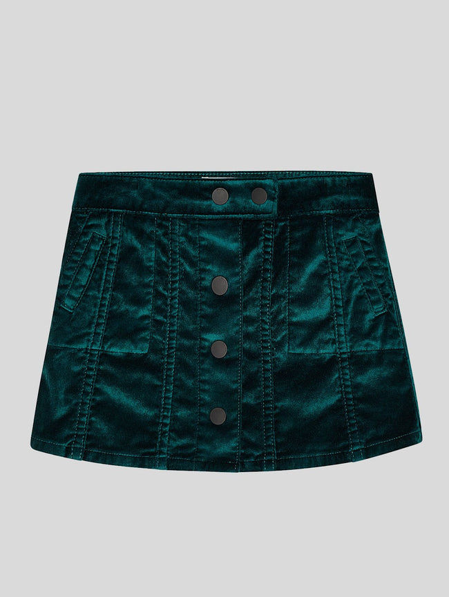 Girls - Jenny/G Skirt Green Velvet - DL1961