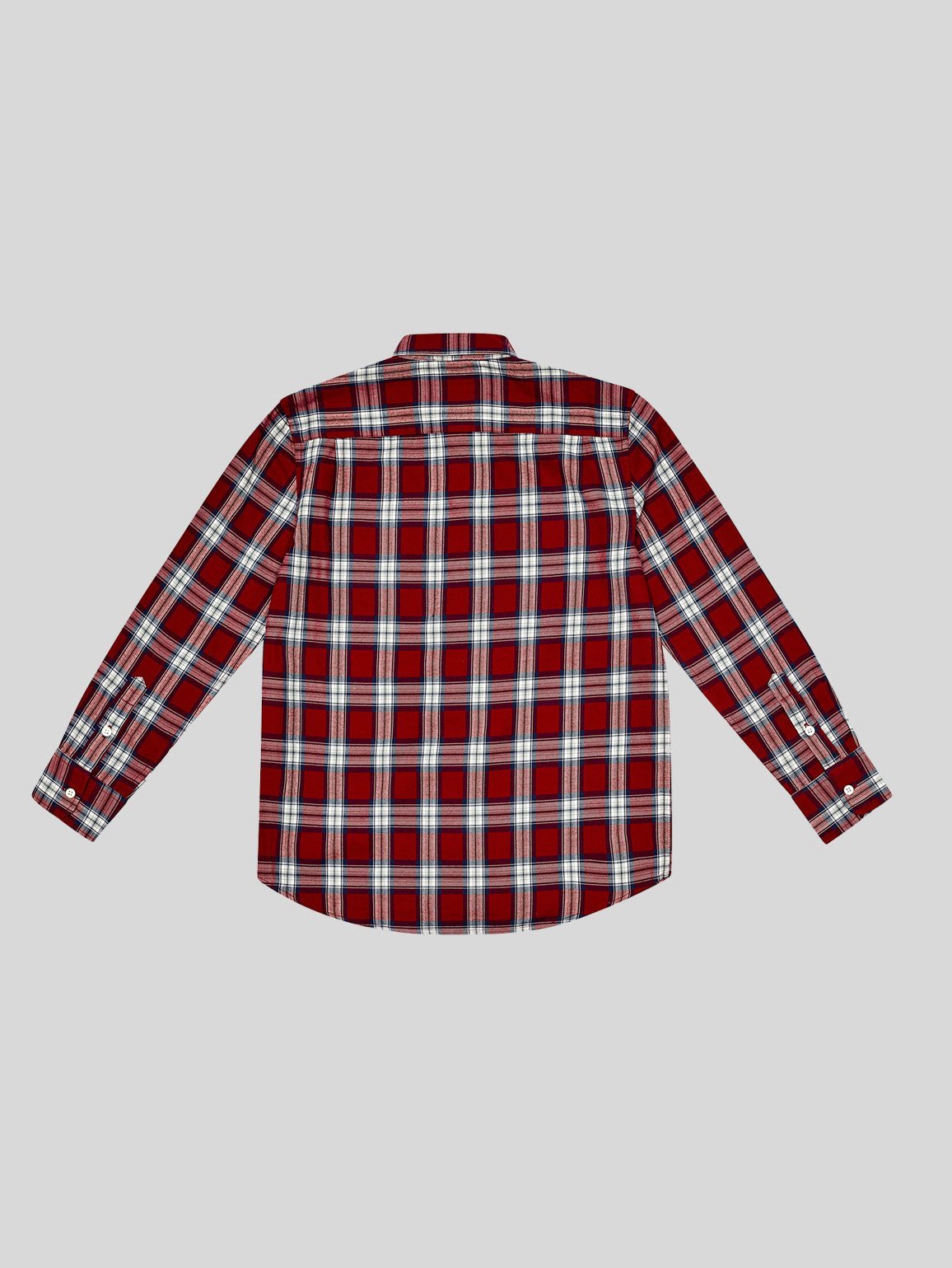 Toddler Boys - Ash Unisex Red Plaid W. Paint Splatters - DL1961