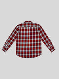 Toddler Boys - Ash Unisex Red Plaid W. Paint Splatters - DL1961