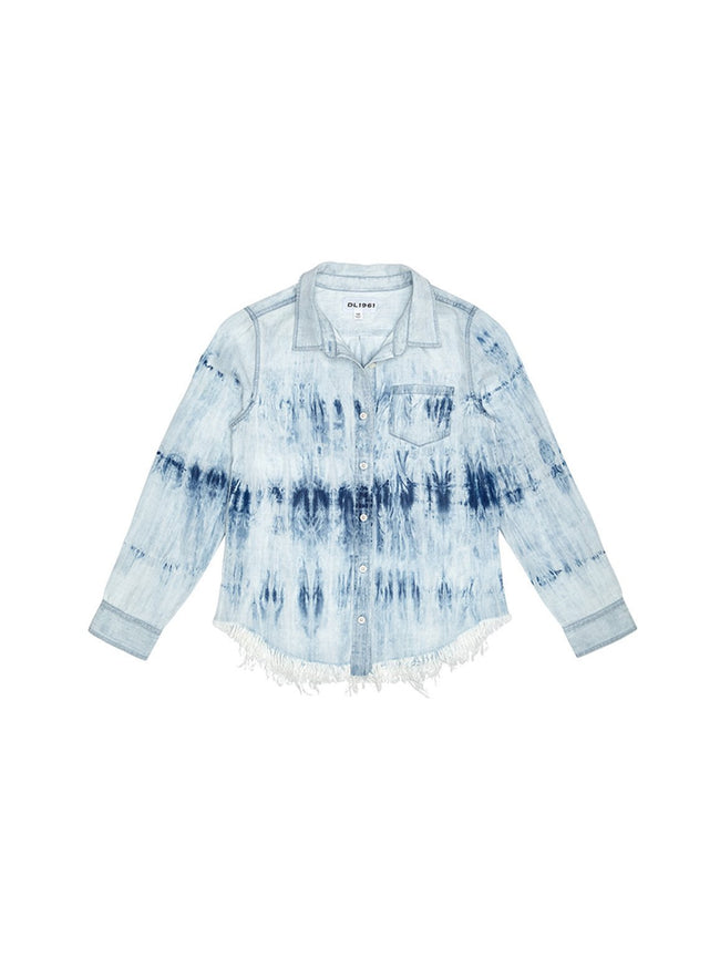Girls - Olivia/G Shirts Tie Dye W Fringe Hem - DL1961