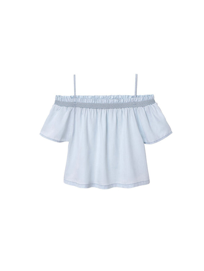 Toddler Girls - Mia/Tg Off The Shoulder Bleach - DL1961