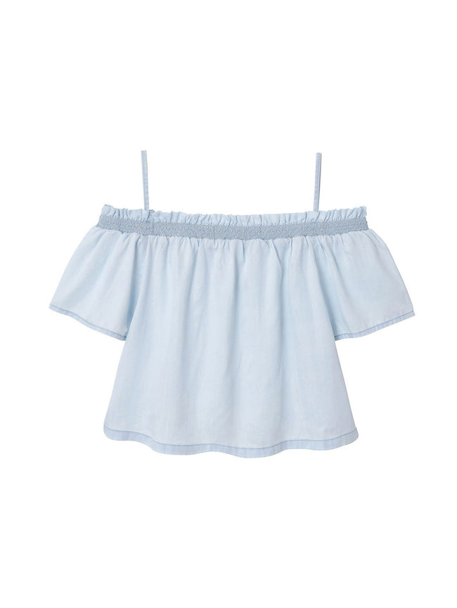 Girls - Mia/G Off The Shoulder Bleach - DL1961