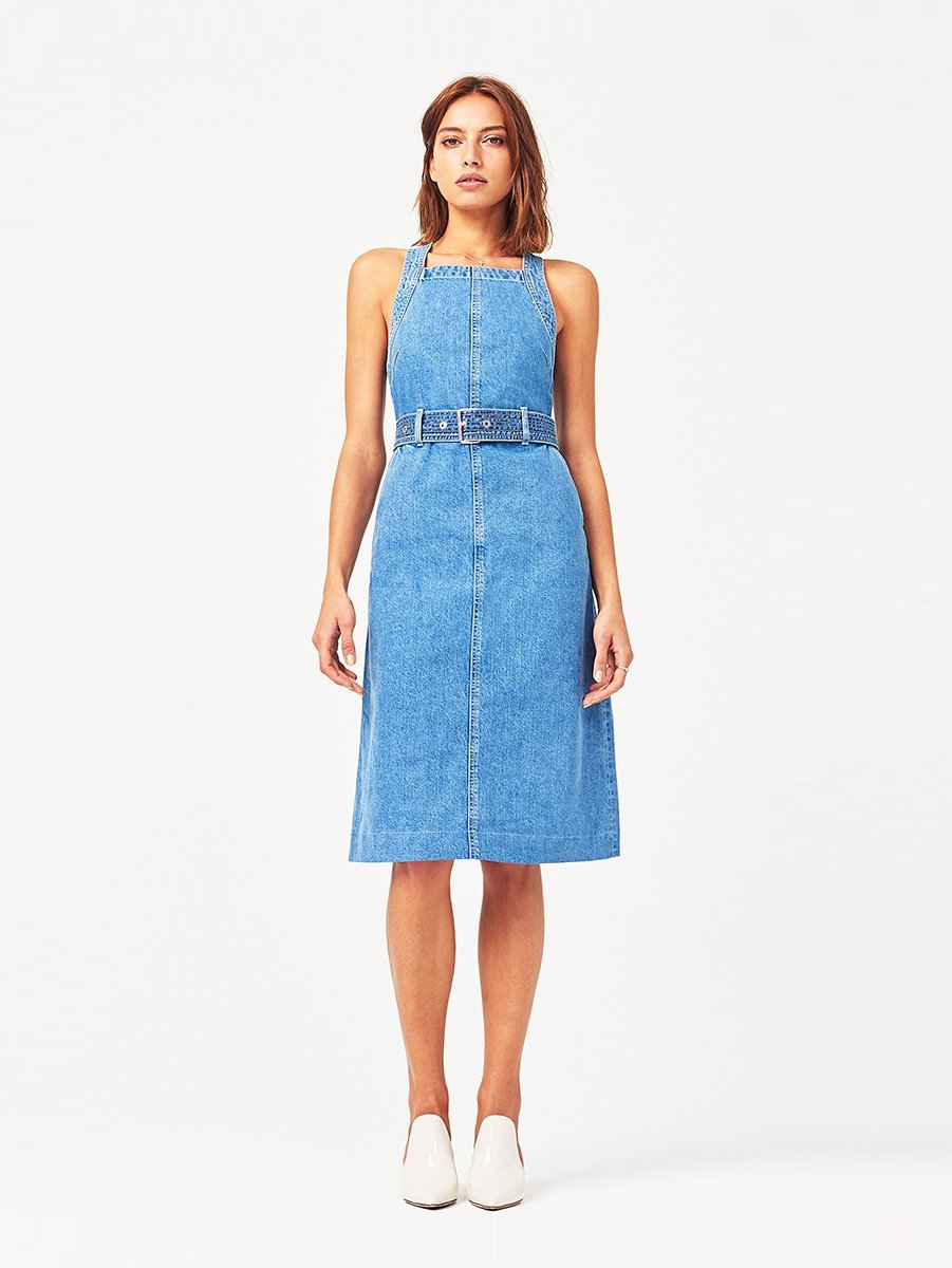 Roxanne Belted Midi Dress Chapel