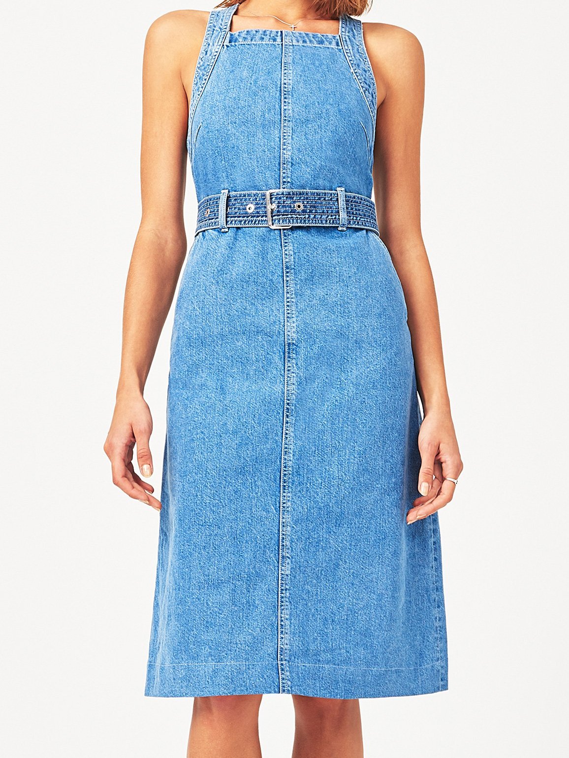 Roxanne Belted Midi Dress Chapel