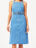 Roxanne Belted Midi Dress Chapel