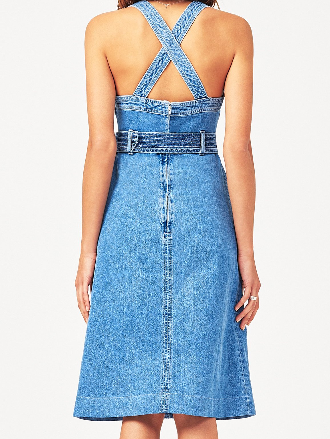 Roxanne Belted Midi Dress Chapel