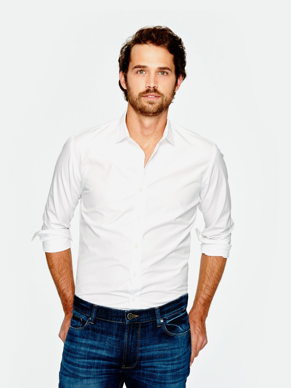 Men Shirt - 73Rd & Park Regular White - DL1961