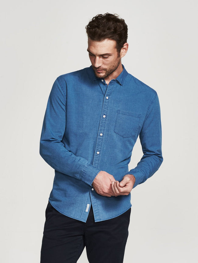 Men Shirt - Bowery & Bleecker Slim Mid Wash - DL1961