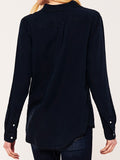 Women Shirt - Mercer & Spring Regular Washed Black Overdye - DL1961