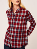 Women Shirt - Mercer & Spring Regular Red Plaid - DL1961
