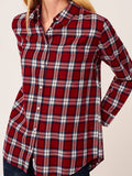 Women Shirt - Mercer & Spring Regular Red Plaid - DL1961