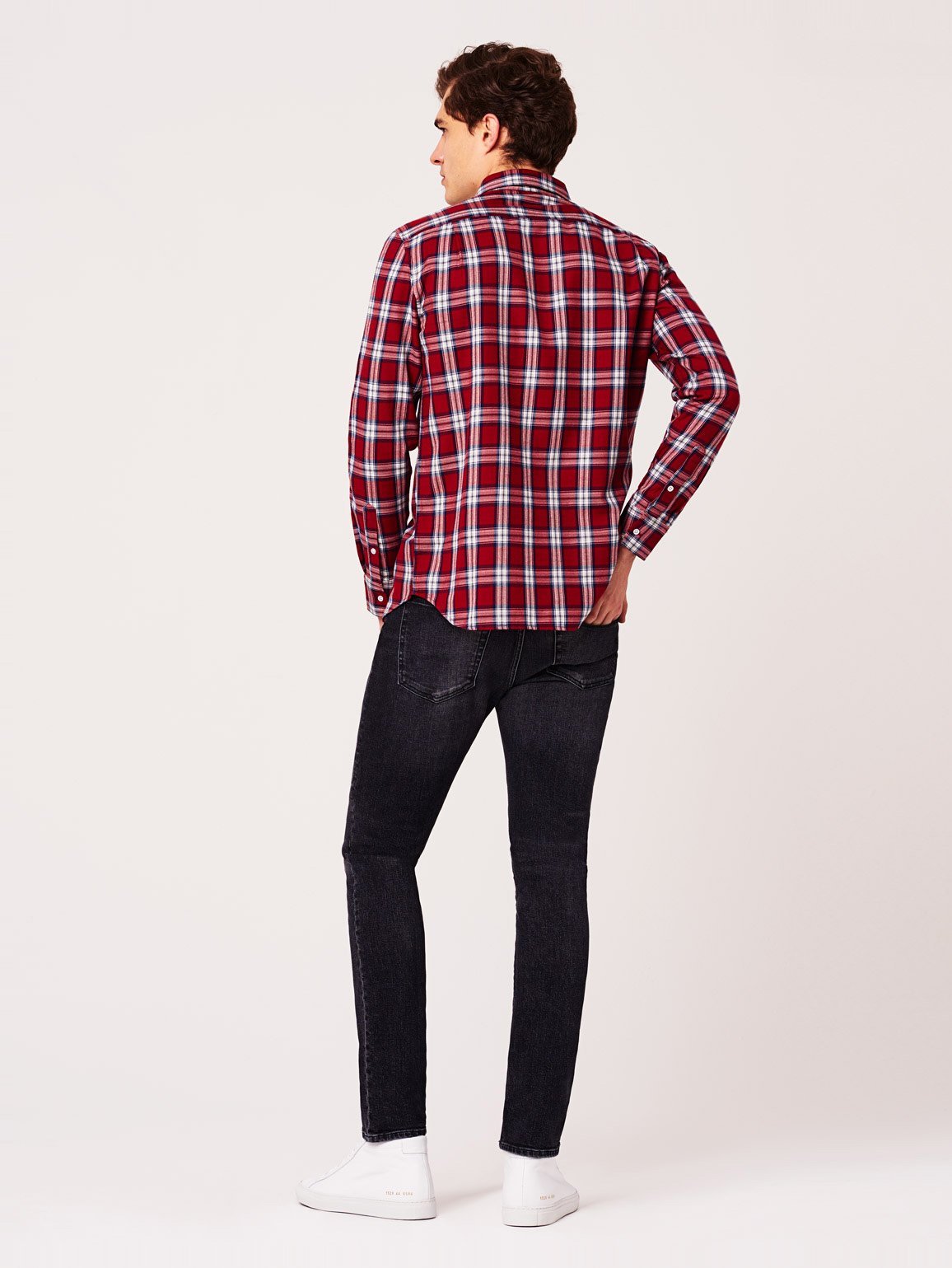 Men Shirt - 73Rd & Park Regular Red Plaid - DL1961