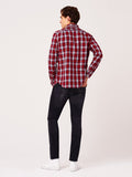 Men Shirt - 73Rd & Park Regular Red Plaid - DL1961