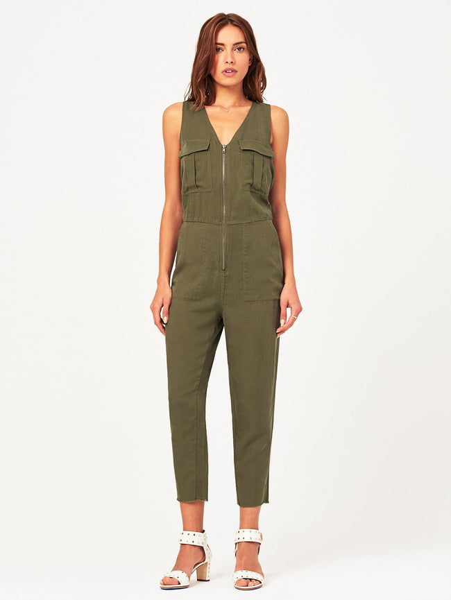 Women Overall - Pioneer ST Jumpsuit Military Green - DL1961