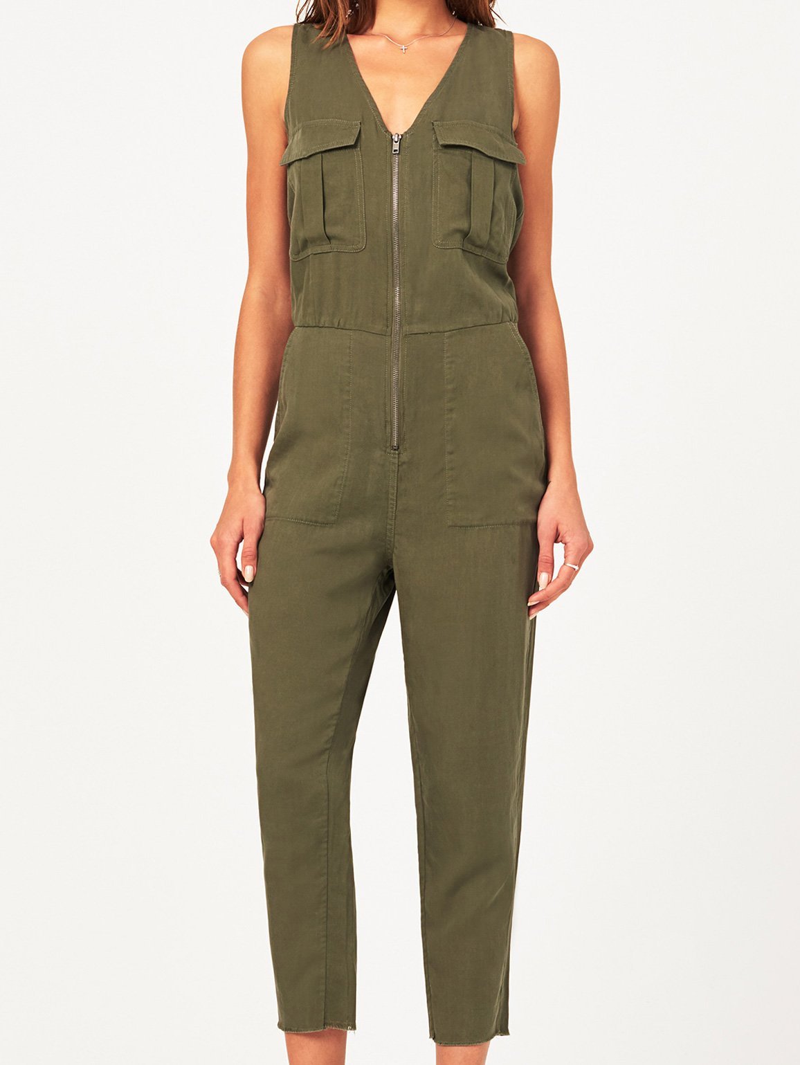 Women Overall - Pioneer ST Jumpsuit Military Green - DL1961