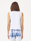 Mulberry St Sleeveless Top Irregular Bleach