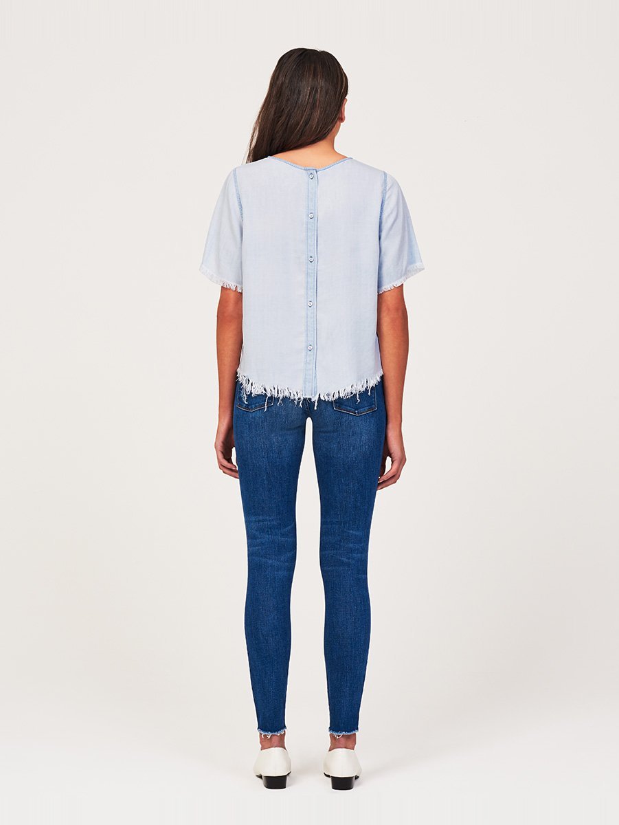 Fort Tilden Short Sleeve Top Bleach