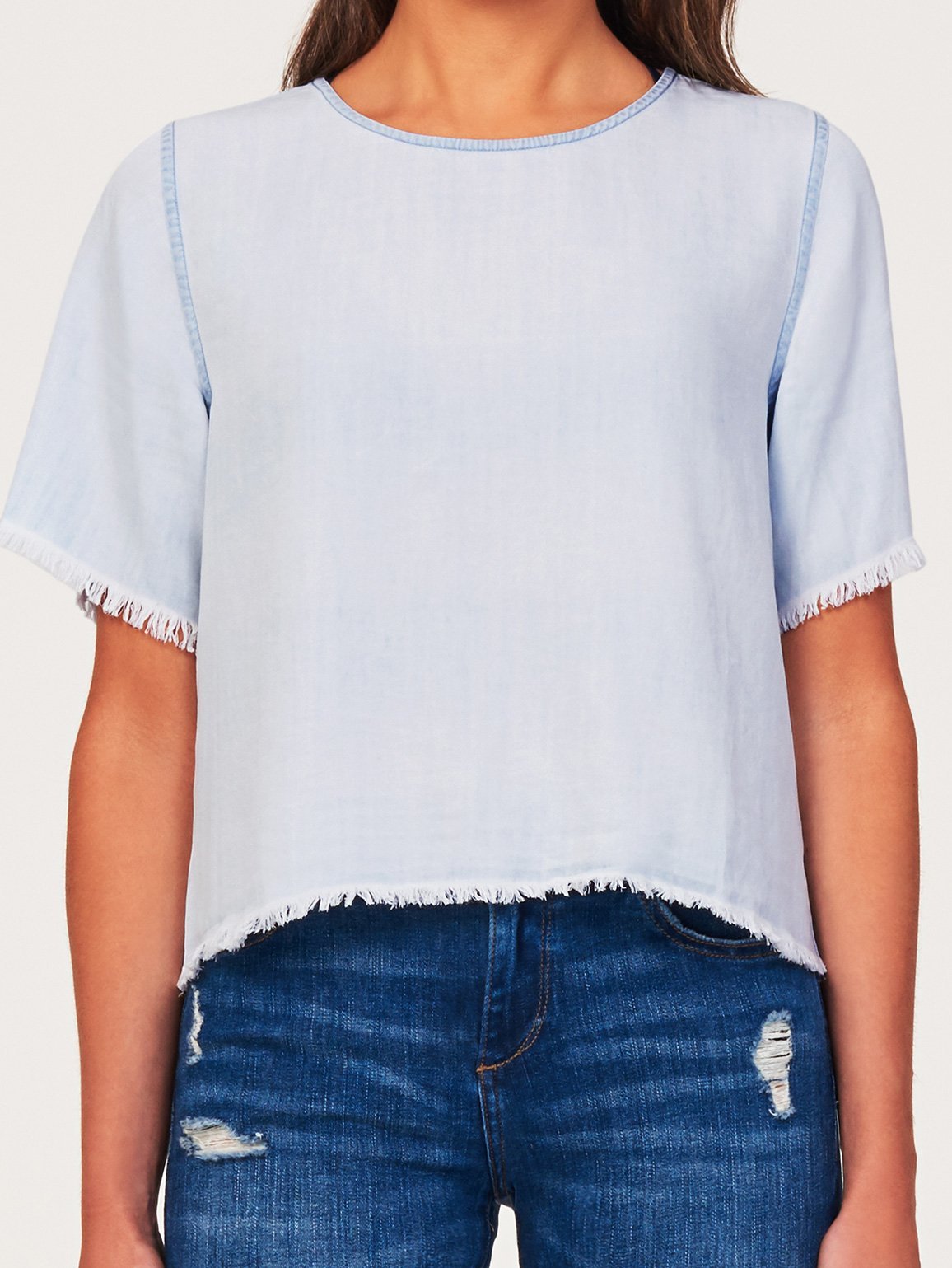 Fort Tilden Short Sleeve Top Bleach