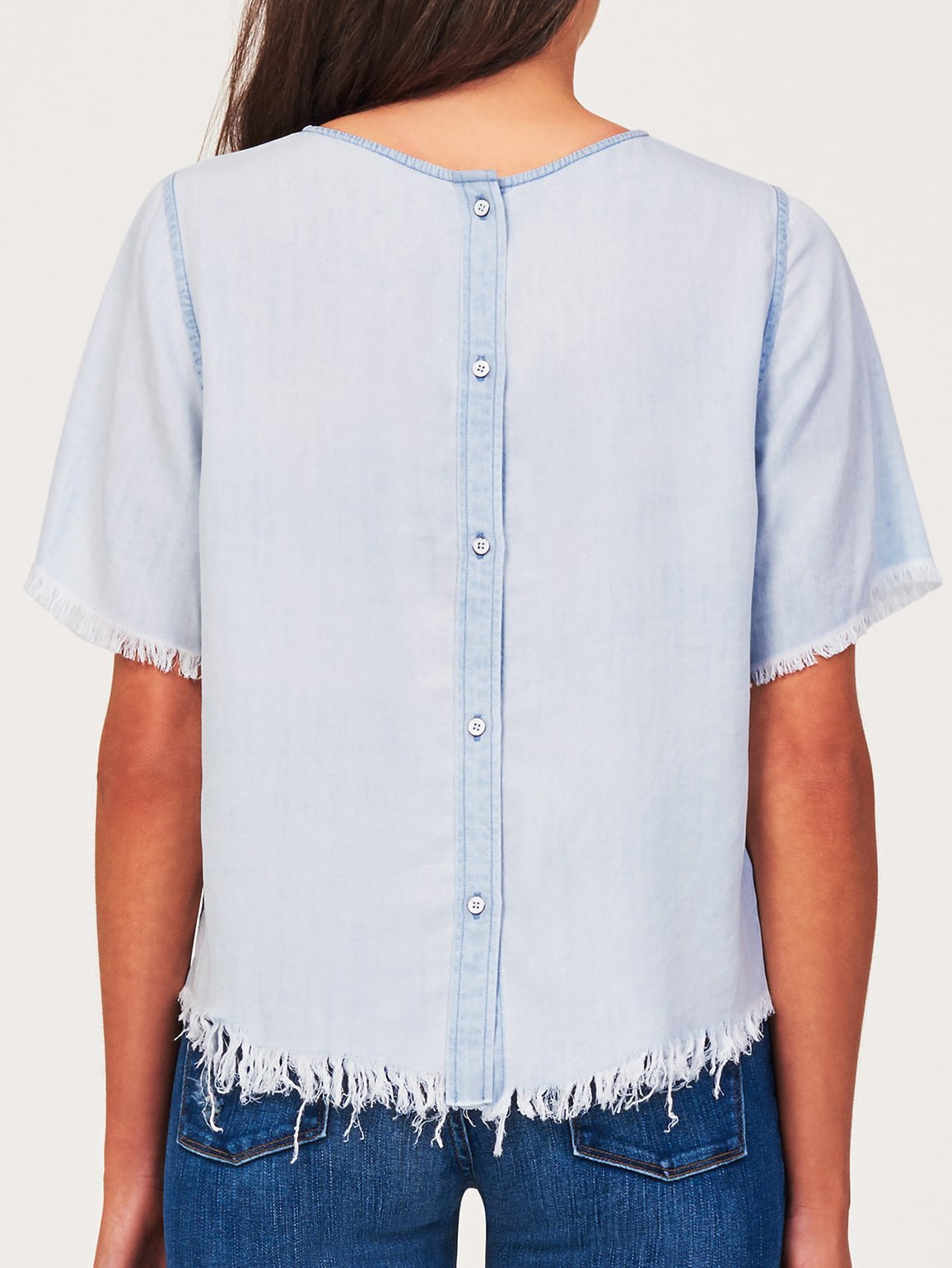 Fort Tilden Short Sleeve Top Bleach