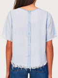 Fort Tilden Short Sleeve Top Bleach