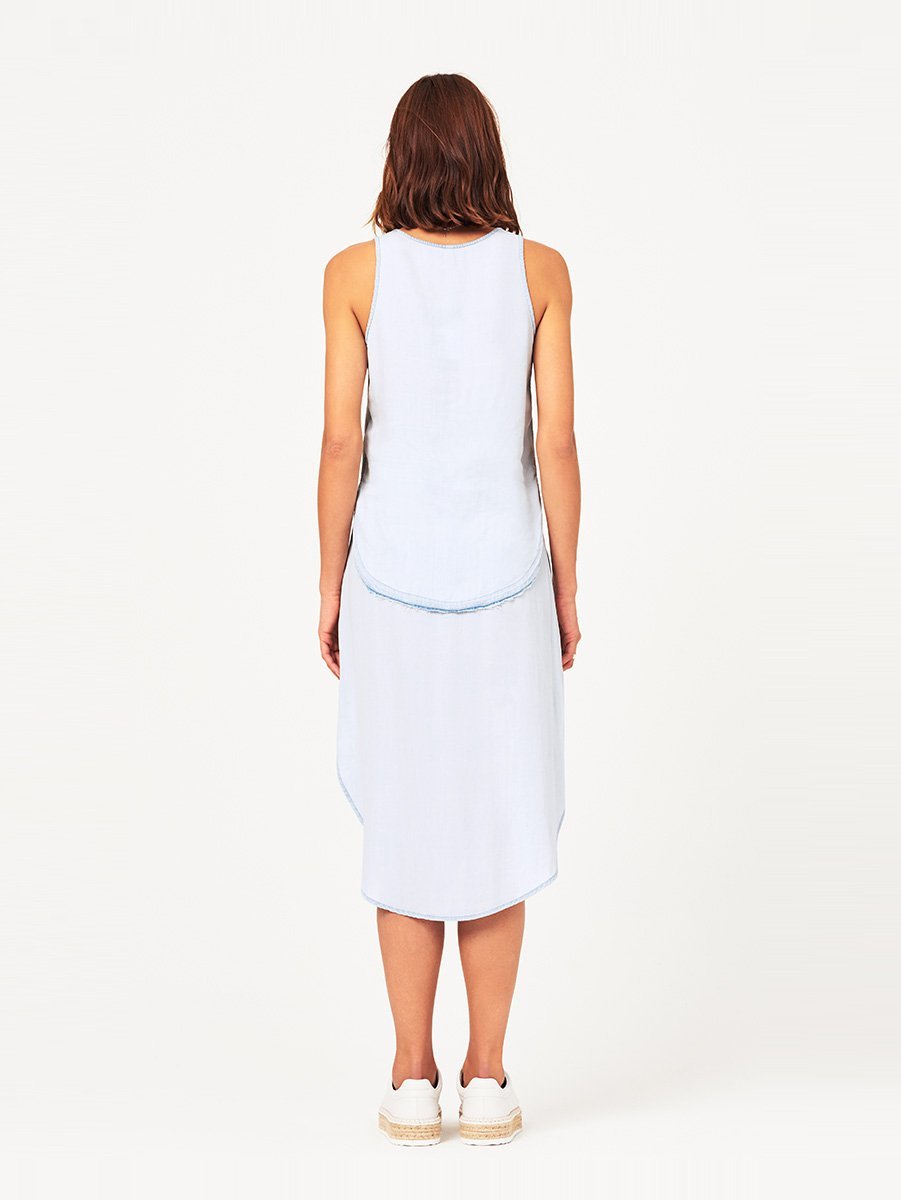 N 6th & Berry Sleeveless Tank Bleach