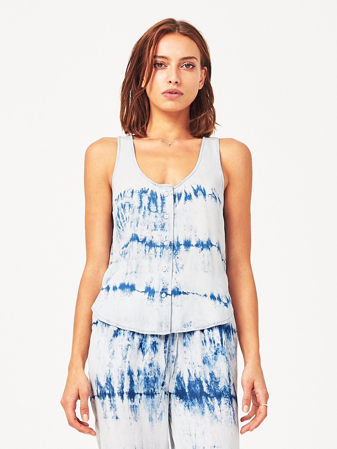 N 6th & Berry Sleeveless Tank Tie Dye
