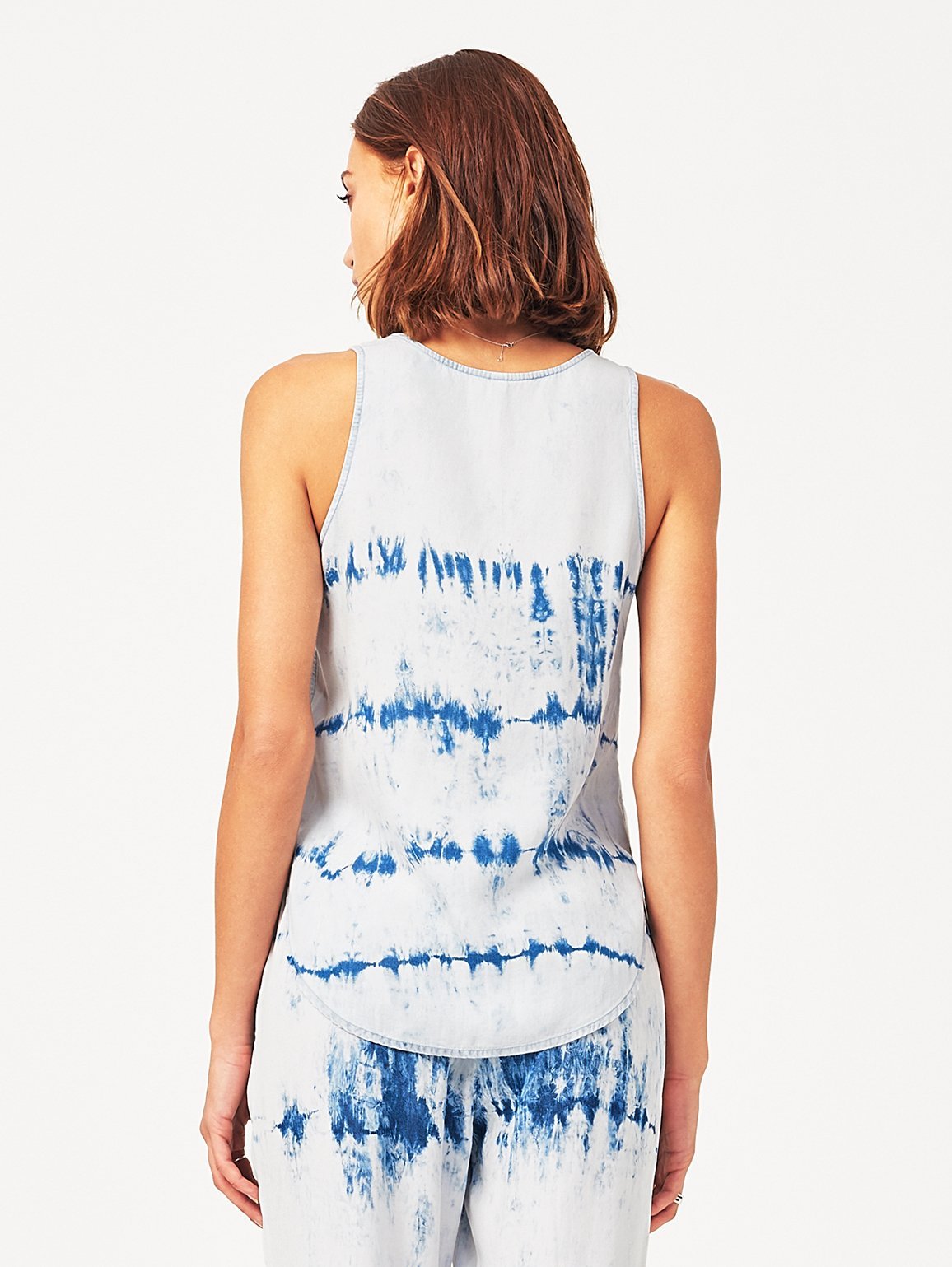 N 6th & Berry Sleeveless Tank Tie Dye