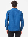Hudson & Perry Slim Shirt Midwash Indigo