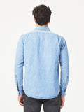 Hudson & Perry Slim Shirt Light Wash Indigo
