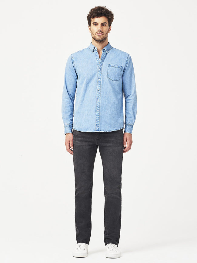 Hudson & Perry Slim Shirt Light Wash Indigo