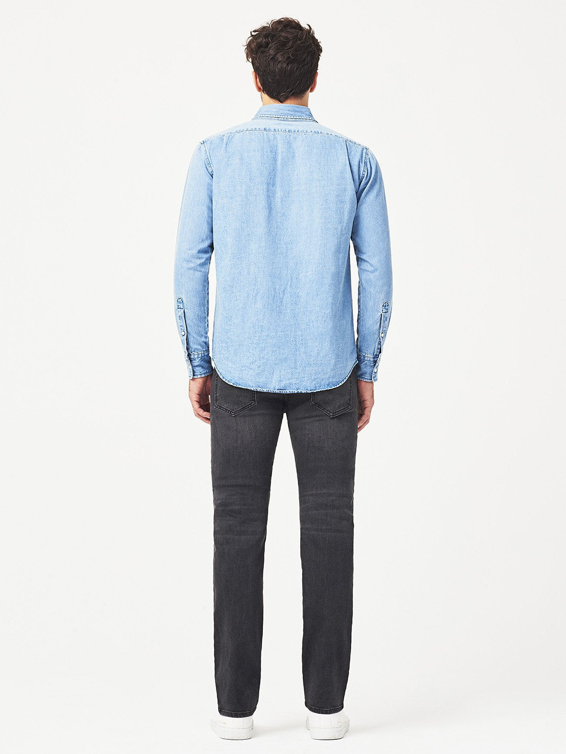 Hudson & Perry Slim Shirt Light Wash Indigo