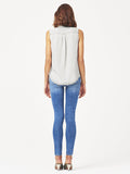 Gansevort Sleeveless Top Bleached Grey