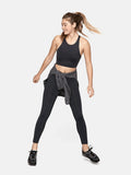 Light High Neck Tank | Black